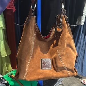 Dooney & Bourke Brown Leather Hobo Bag